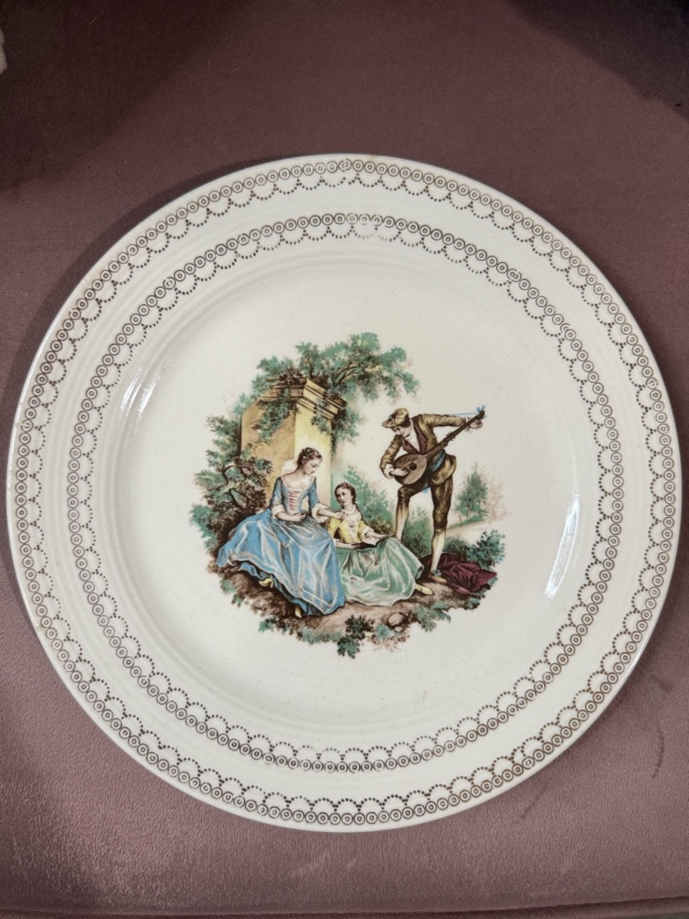 Vintage Sheffield American Limoges “Serenade” Plates